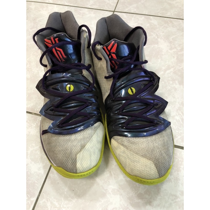 Nike Kyrie5 Taco歐文5全明星籃球鞋 耐磨抗震 運動球鞋 男子實地戰靴 白紫綠