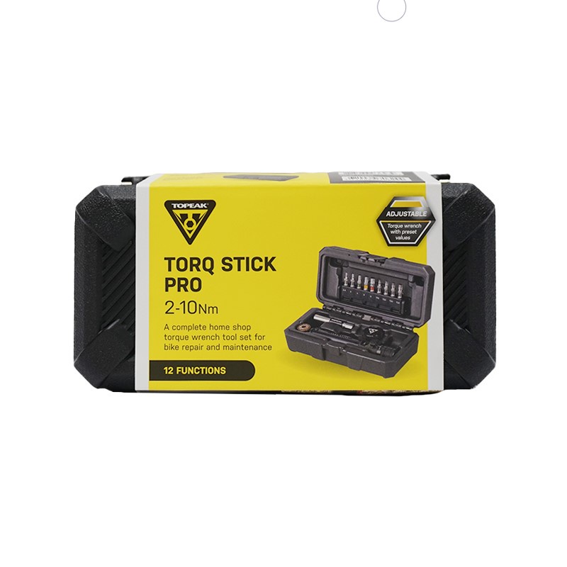 TOPEAK TORQ STICK PRO 2-10NM 可調扭力定扭棘輪板手套組 12功能 附專用收納盒 吉興單車