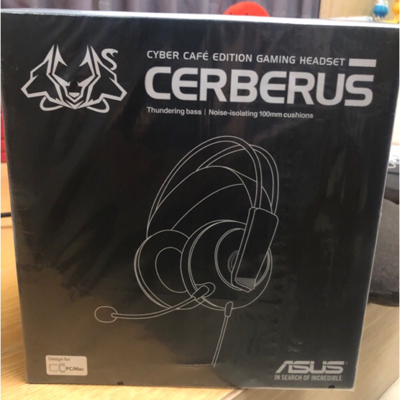 僅拆封未使用 ASUS Cerberus 華碩 賽伯洛斯 電競耳機 耳罩耳機 麥克風耳機