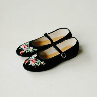 彩色小花刺繡娃娃鞋 🌺🌺🌺FLOWERFLOWERSHOWSHOE 繡花鞋 超百搭 日系 刺繡