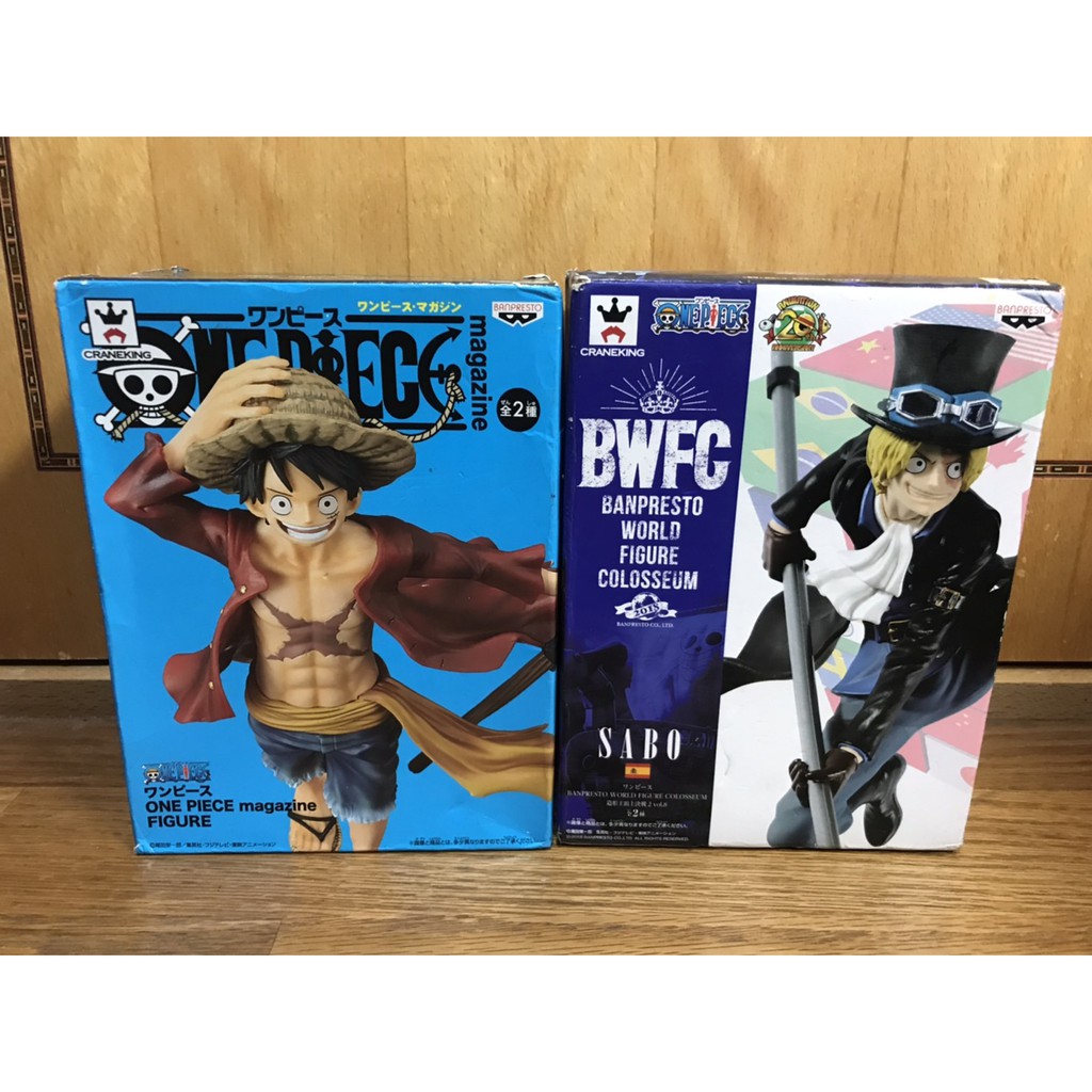 「盒損優惠」海賊王 航海王 代理 白證 魯夫 雜誌 magazine figure 薩波 BWFC