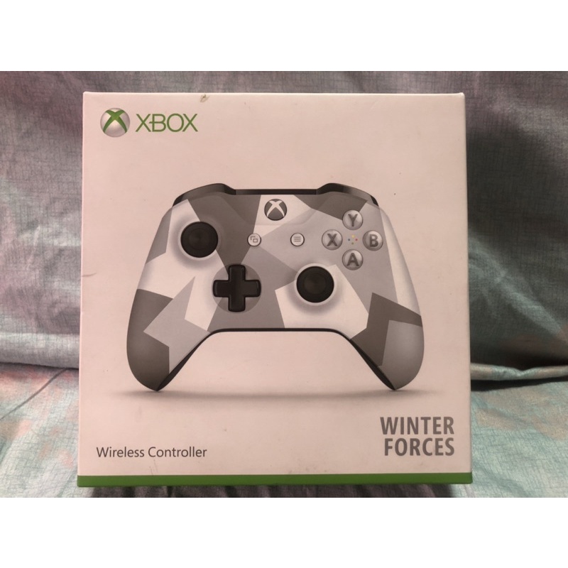 絕版品 微軟XBOX ONE特別版 灰炫迷彩 winter forces 原廠無線控制器/手把 送矽膠保護套