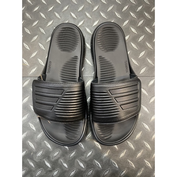 全黑 adidas ALPHABOUNCE SLIDE 2.0 拖鞋