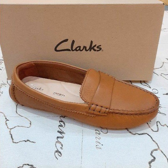 Clarks 女帆船休閒鞋 47865棕