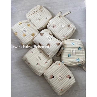 Twins／臺灣現貨／嬰兒推車必備／時尚刺繡推車尿布包 收納包