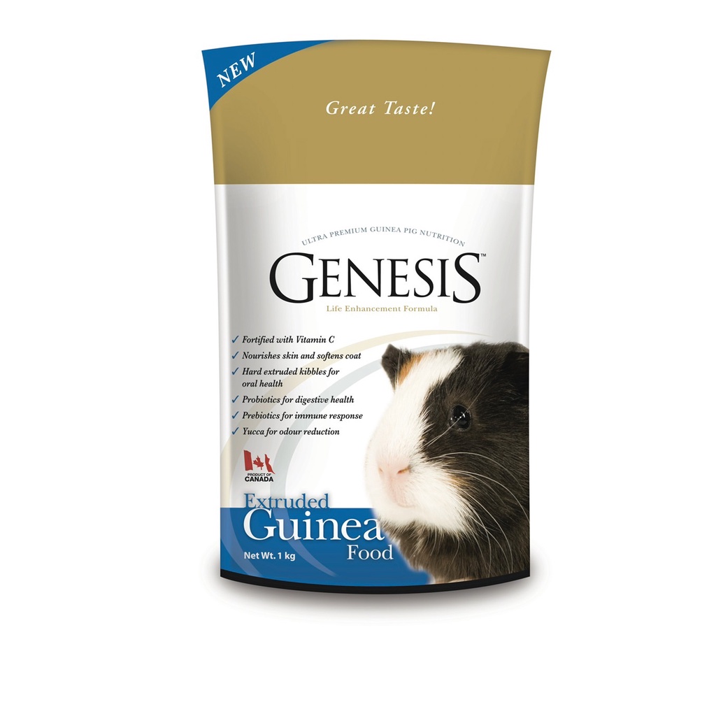 現貨快速出貨 加拿大GENESIS 創世紀 高級寵物食譜-天竺鼠飼料1KG/2KG/5KG 成天飼料