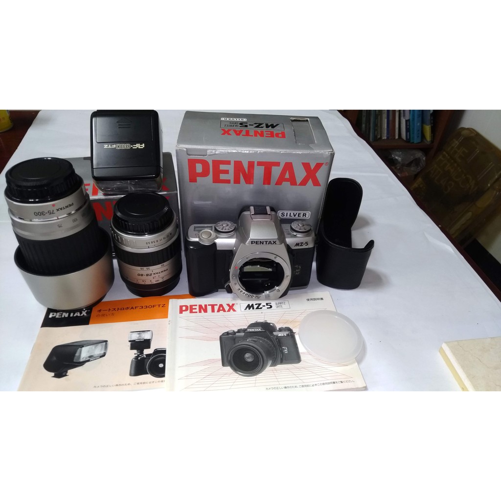 Pentax MZ-5自動對焦底片全幅機+Pentax 28-80mm+AF-330-FTZ閃燈| 蝦皮購物