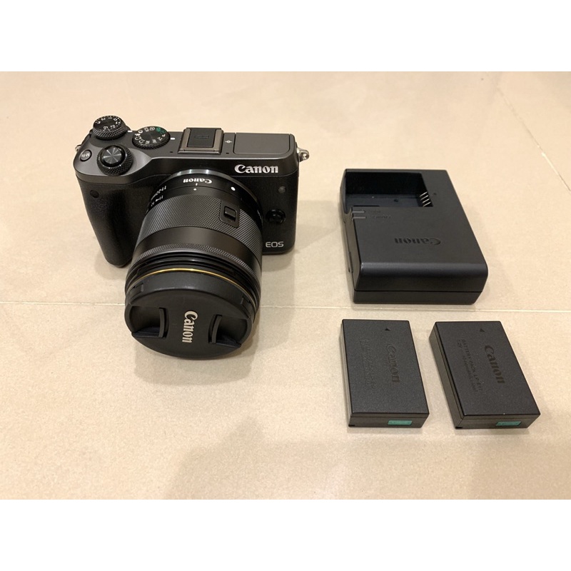 [@simonkuo0630]Canon 佳能 EOS M6 + 11-22mm，相機包、充電器、原廠電池、相機繩、背帶