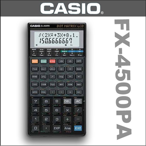 CASIO fx-4500pa工程計算機 可記公式