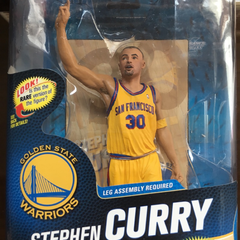 麥法蘭 McFarlance NBA Stephen Curry 柯瑞 金州勇士 公仔 6吋