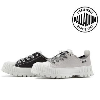 PALLADIUM 免運 PALLASHOCK LO SOLAR 撞色拼接巧克力鞋 黑白 77797-937