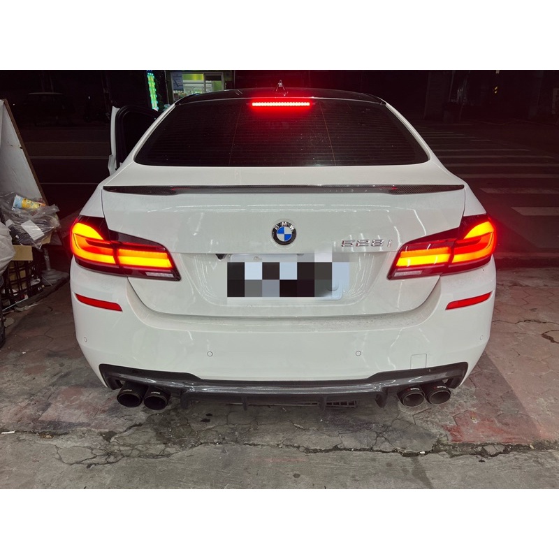 bmw f10 5系 尾燈 改 G30 小改款 LCI 熏黑 後燈 立體 非 龍鱗 後燈 寶馬 流水燈 燻黑 3d