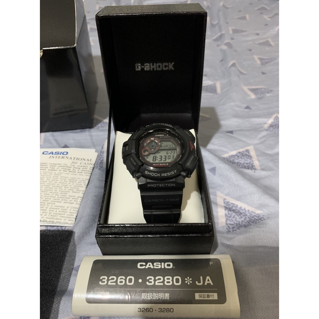 二手 G Shock Casio卡西歐gw 9300 3260 電波男手錶 蝦皮購物