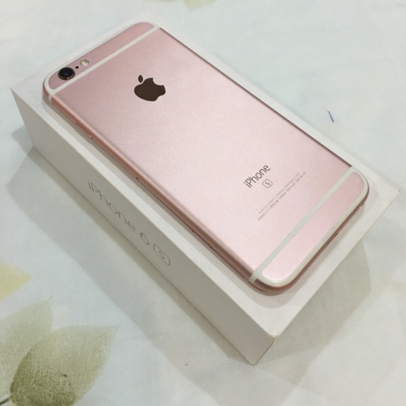 iPhone 6s 16G 玫瑰金 6/20已換原廠廠電池