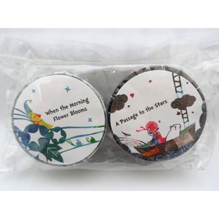 【全新現貨】 Pomme Go 蘋果 星星之境 牽牛花的時間 台灣原創 紙膠帶 2卷一組不拆售