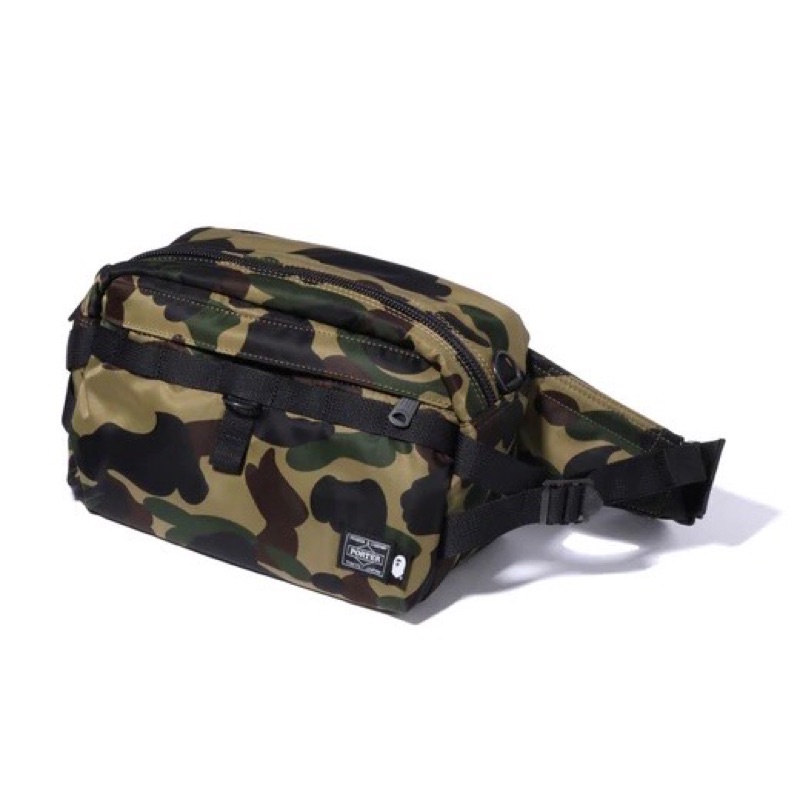 BAPE X PORTER 1ST CAMO WAIST BAG 聯名