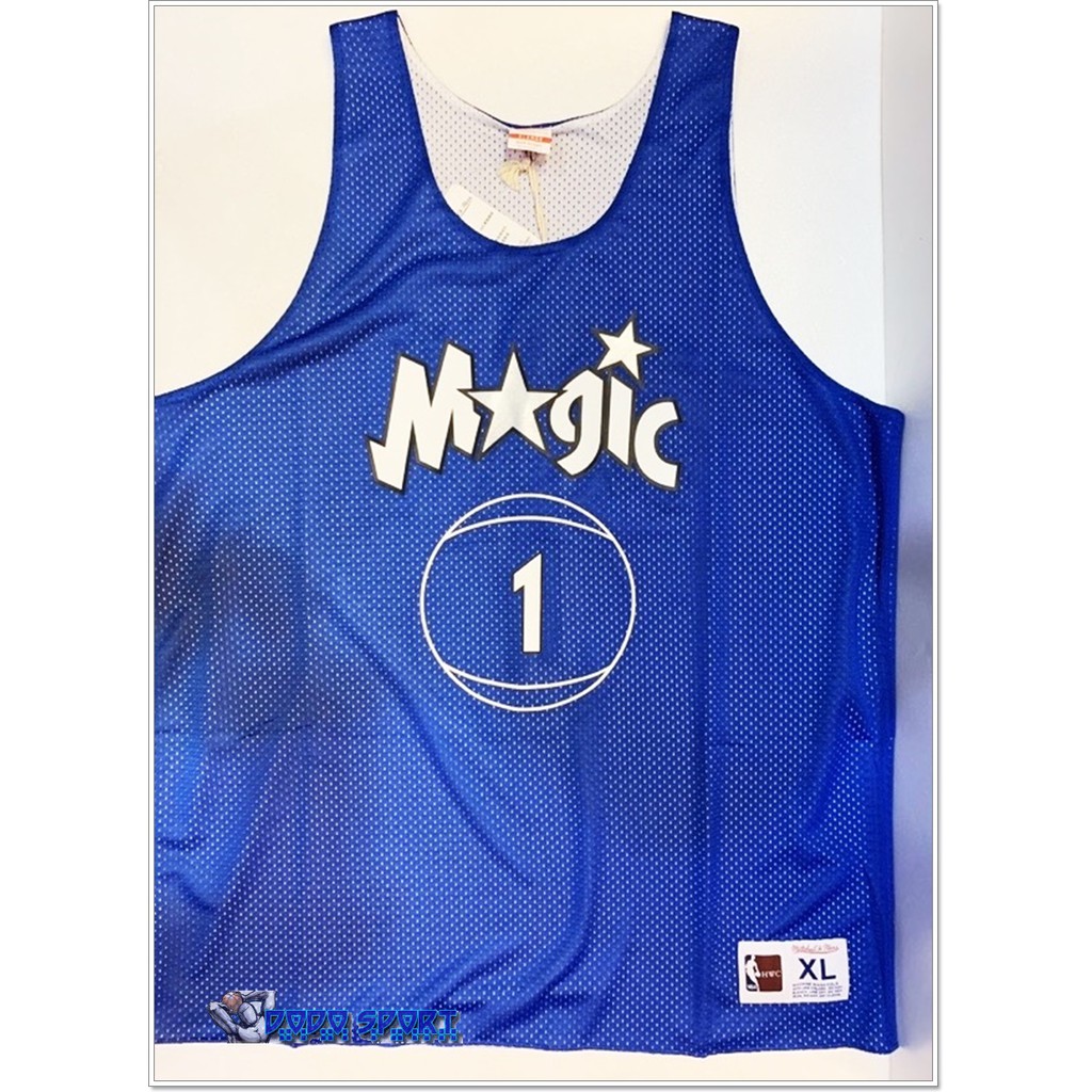dodo_sport＊╯mitchell &amp;ness NBA 雙面練習球衣 T-Mac McGrady 魔術隊