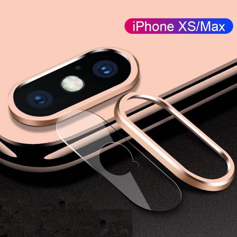 （全新） iPhone XS MAX 鏡頭貼 鏡頭圈 TOTU 金色 二合一 保護鏡頭套裝