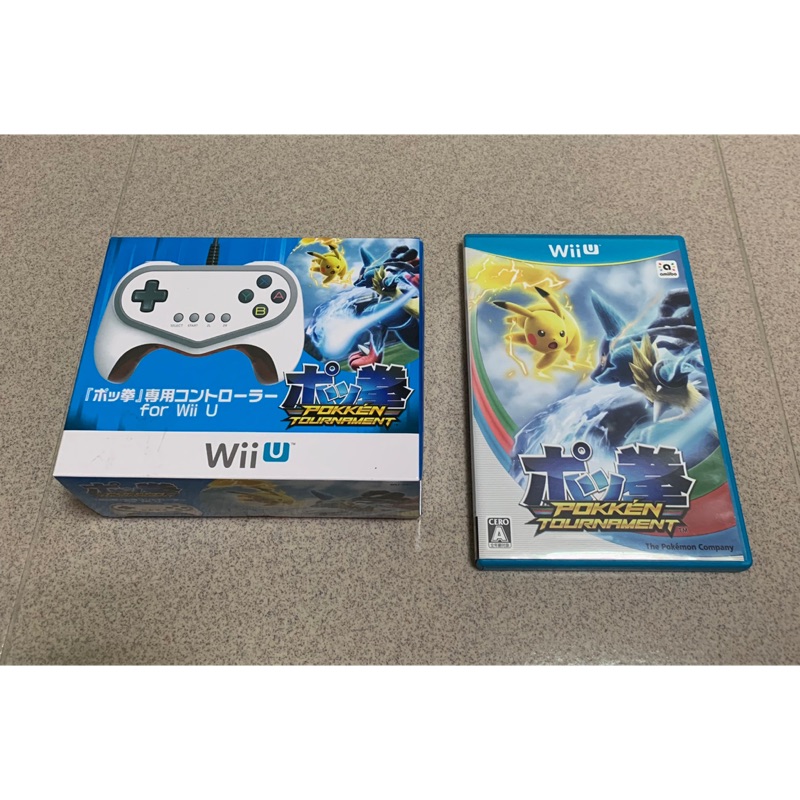 Wii U 寶可拳原廠日版片專屬手把套組口袋怪獸神奇寶貝寶可夢pokemon 二手片中古片wiiu 蝦皮購物