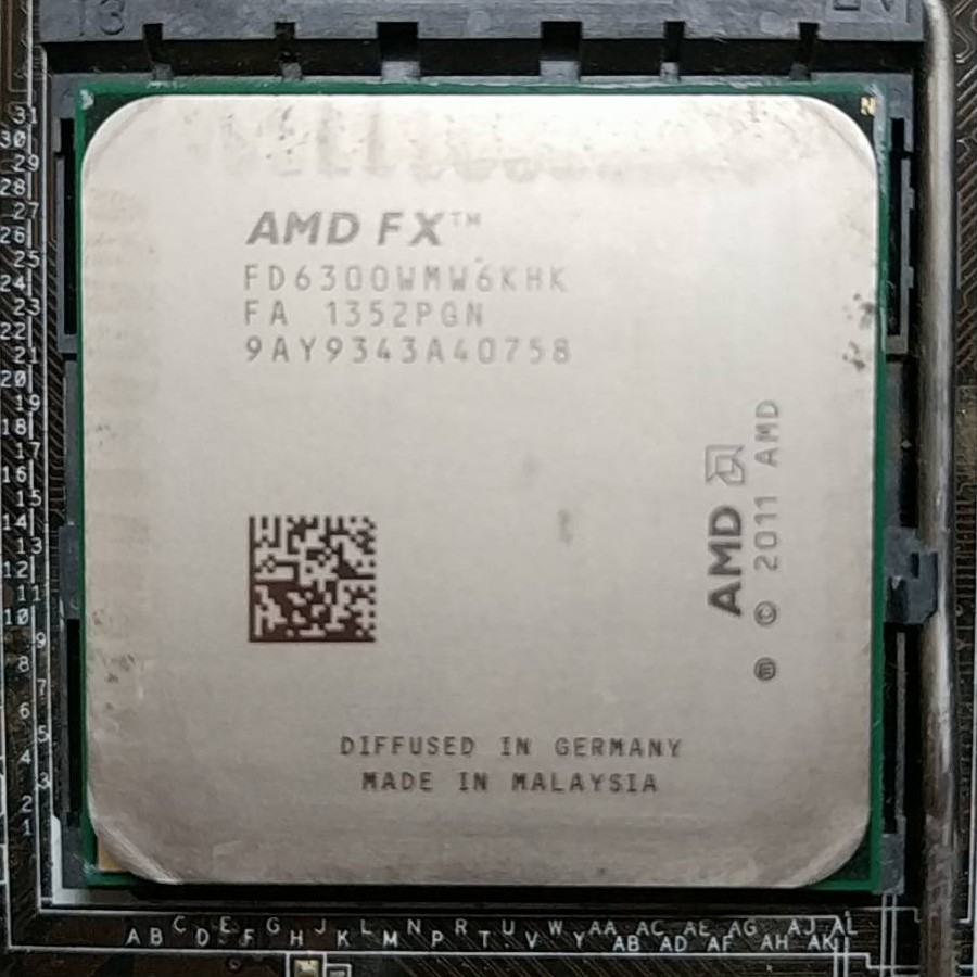 富祥資訊 Amd Fx6300六核心推土機cpu 開機測試正常 如附圖 二手 已過保 台中嶺東附近可自取 蝦皮購物