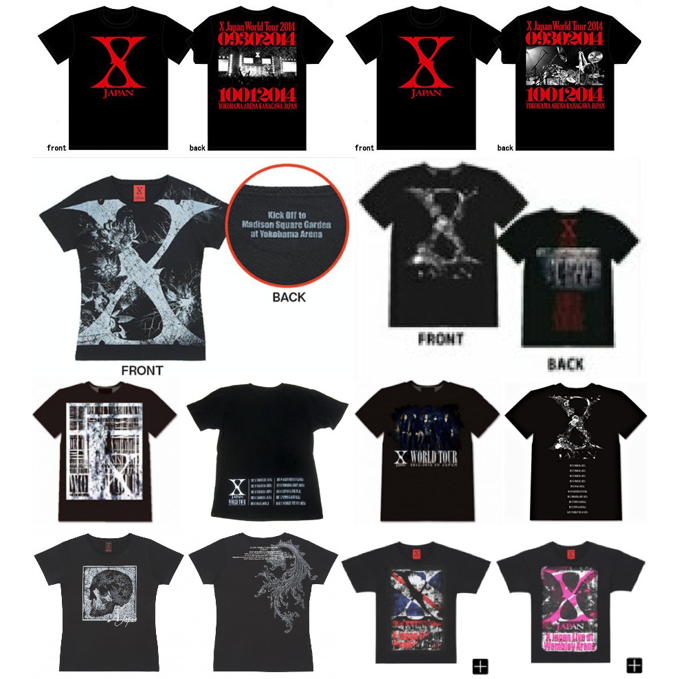 X JAPAN マディソンスクエアガーデンTシャツ X JAPAN Kick off to Madison Square Garden at yokohama Arena