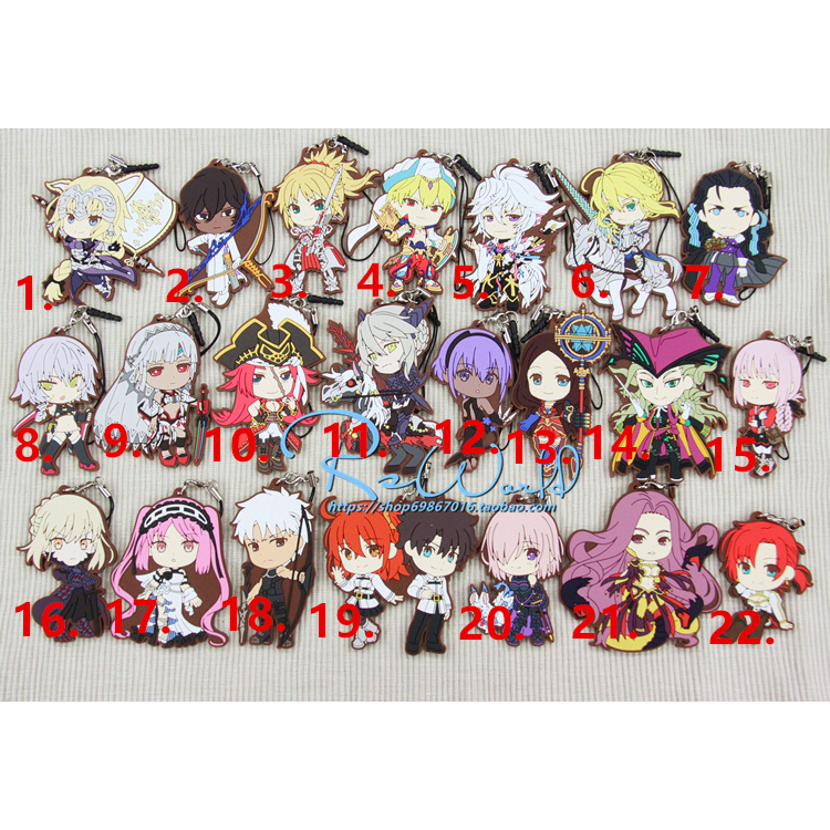 日單fate 軟膠吊飾fgo Fate Grand Order 貞德瑪修散貨 蝦皮購物