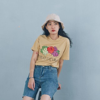 Fruit of the loom『彩色經典Logo T』水果牌 卡棕 臺灣總代理