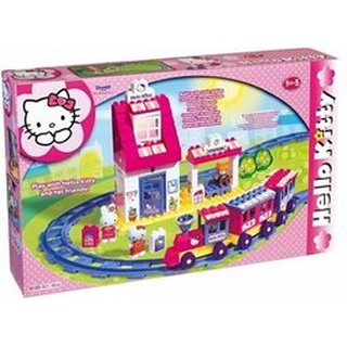 PlayBIG Bloxx Hello Kitty 大型火車積木組 (與樂高 LEGO DUPLO相容) (聖誕禮物可參