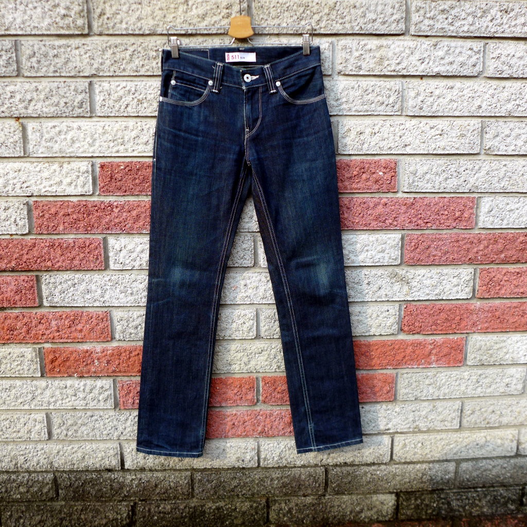 levis 511 二手牛仔褲-正品 日本製 窄版levis EU511-0035)-W31 L33+511+511*3