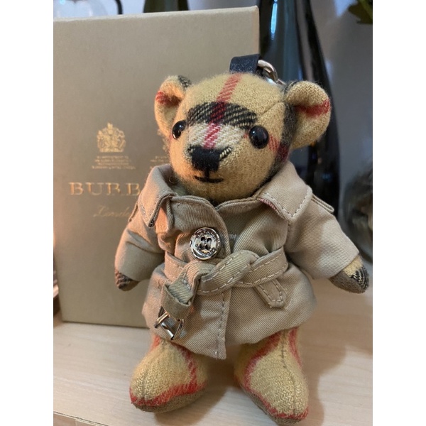 全新 Burberry 風衣小熊吊飾