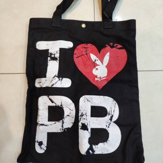Playboy 帆布 購物袋 環保袋