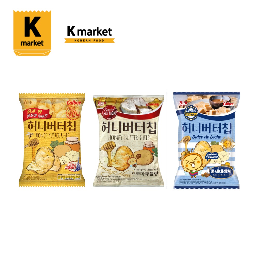 【Kmarket】韓國海太Haitai蜂蜜奶油洋芋片 人氣零食