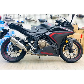 非認證管 YAHOM CBR500R 改裝排氣管 四角排氣管 直上 正蠍/AKRAPOVIC/吉村/可驗噪音/蠍子管