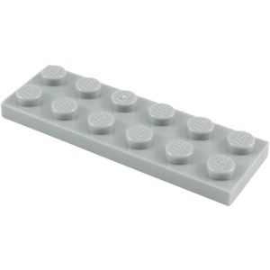 [樂磚庫] LEGO 3795 平板 基本型 淺灰色 2x6 3795194 4211452