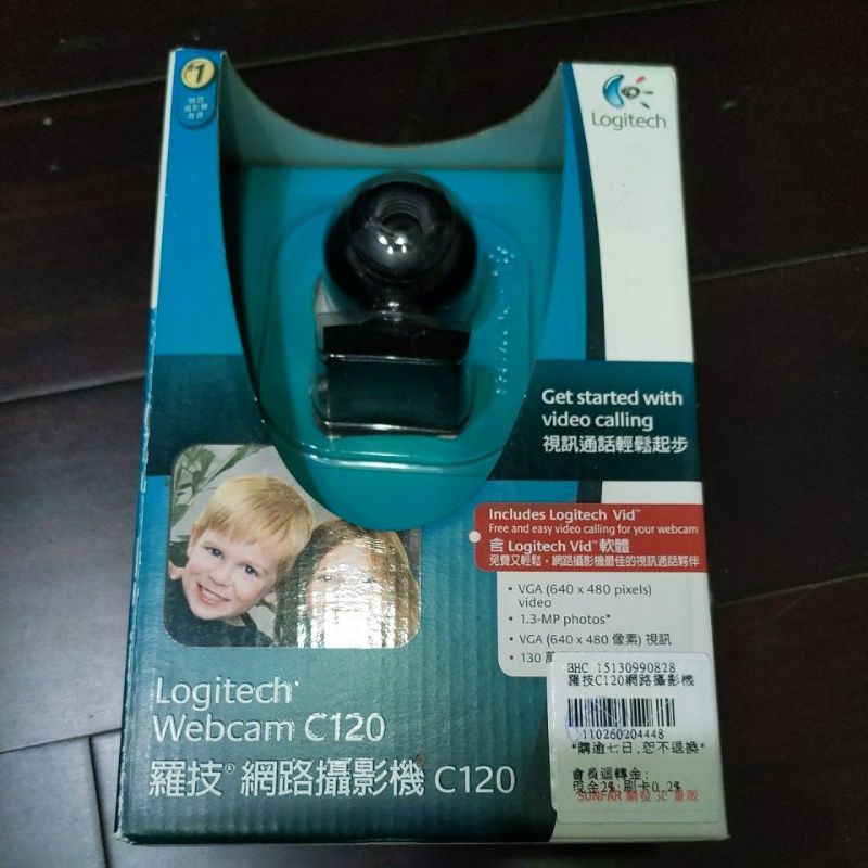 （已預定）二手全新 羅技 Logitech  Webcam C120 網路攝影機
