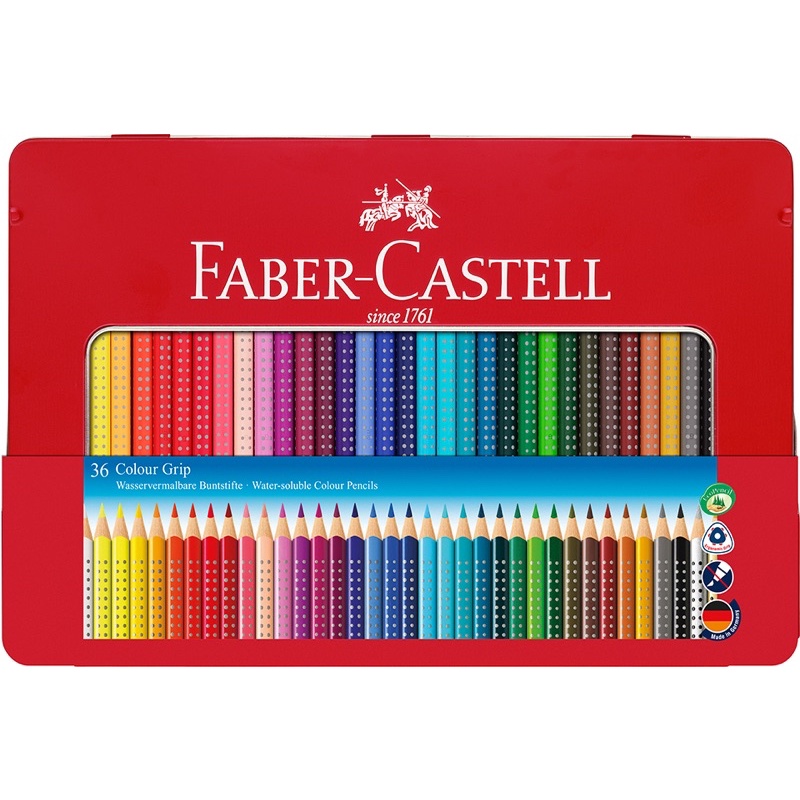 輝柏Faber-Castell GRIP2001 握得住好點子水性彩色鉛筆（48色/36色）🔺現貨