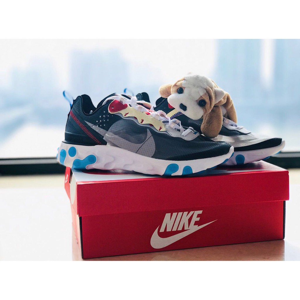 nike element react 87 dark grey