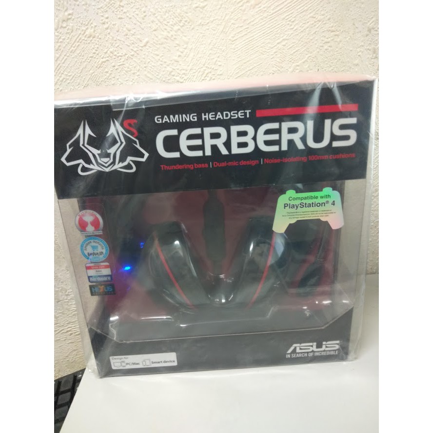 (三件)全新未拆 ASUS Cerberus 華碩 賽伯洛斯電競耳麥+鍵盤+滑鼠