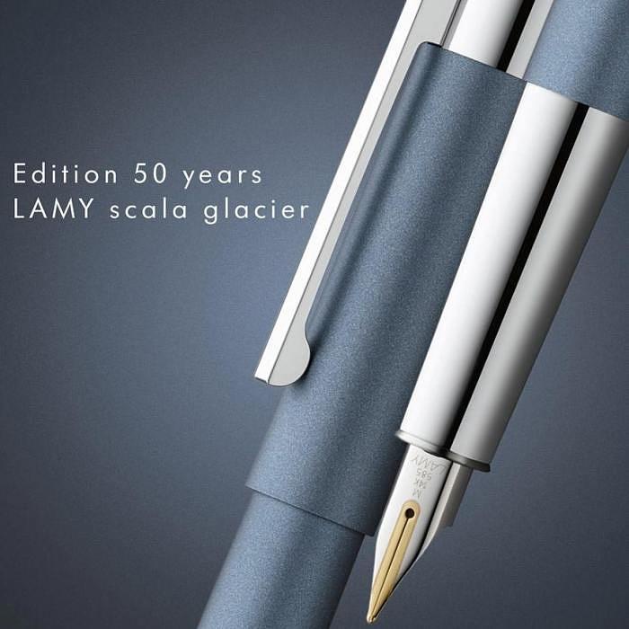 LAMY Scala精粹系列冰河藍鋼筆/ 限量50週年版 eslite誠品