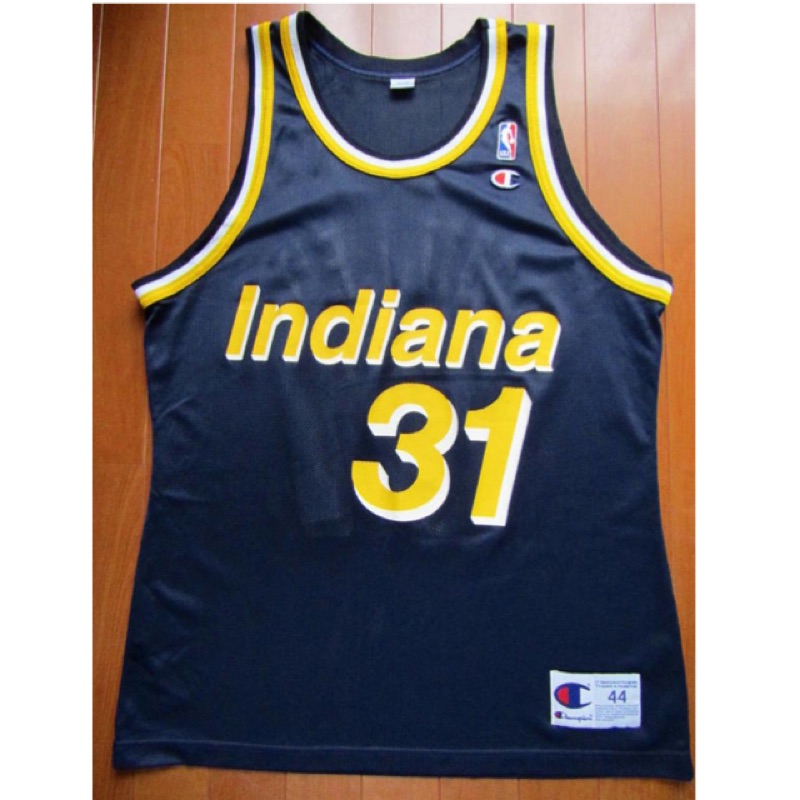 缺貨 NBA球衣 CHAMPION Reggie Miller 溜馬 44號 L號