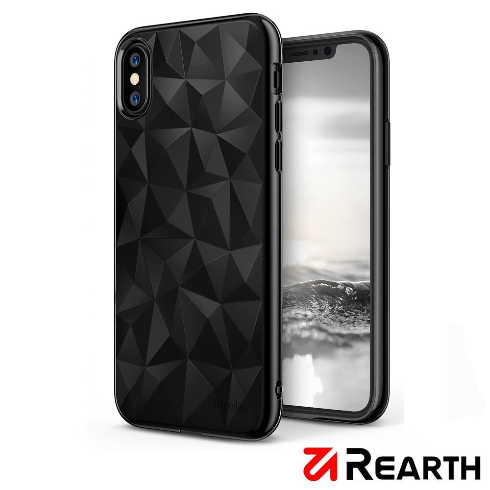 Rearth Apple iPhone 7 Plus (Air Prism) 水晶保護殼(黑)