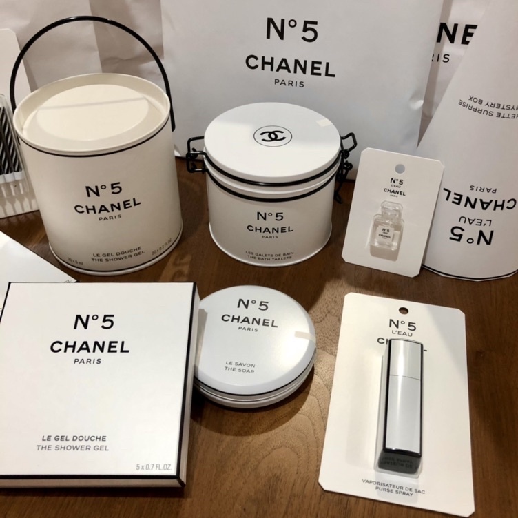 ❤️專櫃親自帶回❤️ 限量 CHANEL 香奈兒 100週年 5號工廠 機油罐 精油 環保網袋 清新晨霧香水