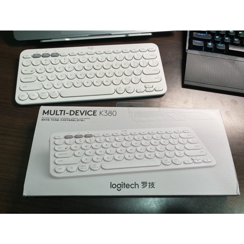 全新在台現貨 羅技 K380 全英文白色鍵盤