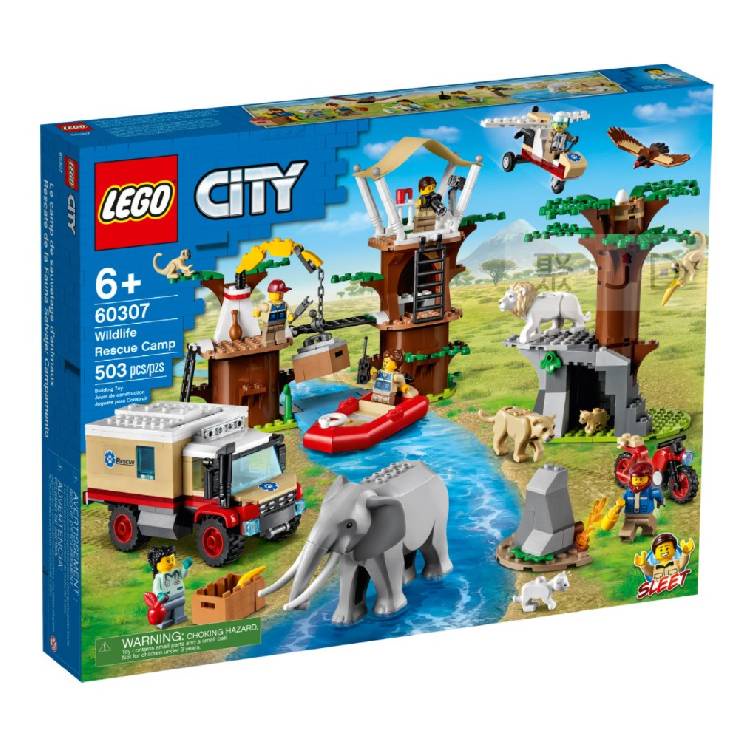 玩得購 60307【LEGO 樂高積木】City 城市系列 - 野生動物救援營