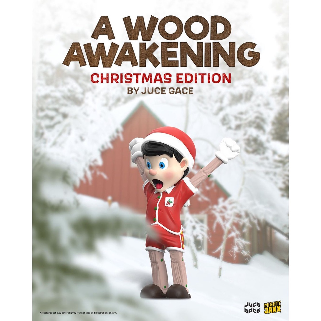 預購｜Mighty Jaxx A Wood Awakening Christmas Edition 晨勃小木偶 聖誕節版