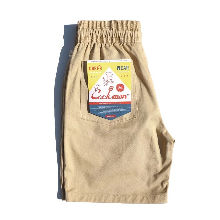 Cookman USA 231-01819 Chef Short Pants 廚師短褲 休閒短褲 (沙色) 化學原宿