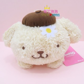 布丁泡泡 布丁狗 Pompompurin 小花 娃娃 三麗鷗 SANRIO