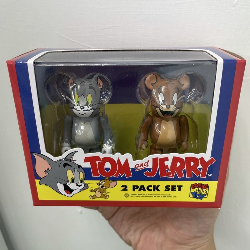 Be@rbrick 湯姆貓 與 傑利鼠  盒裝 TOM AND JERRY 2 PACK SET