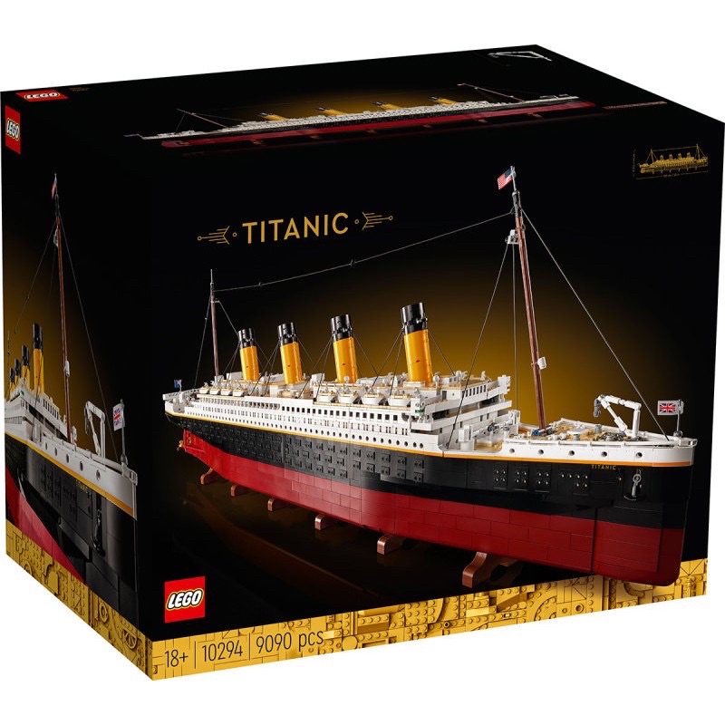 【LETGO】現貨 全新 樂高 LEGO 10294 TITANIC 鐵達尼號 豪華郵輪 船艦 1.35m 復刻版