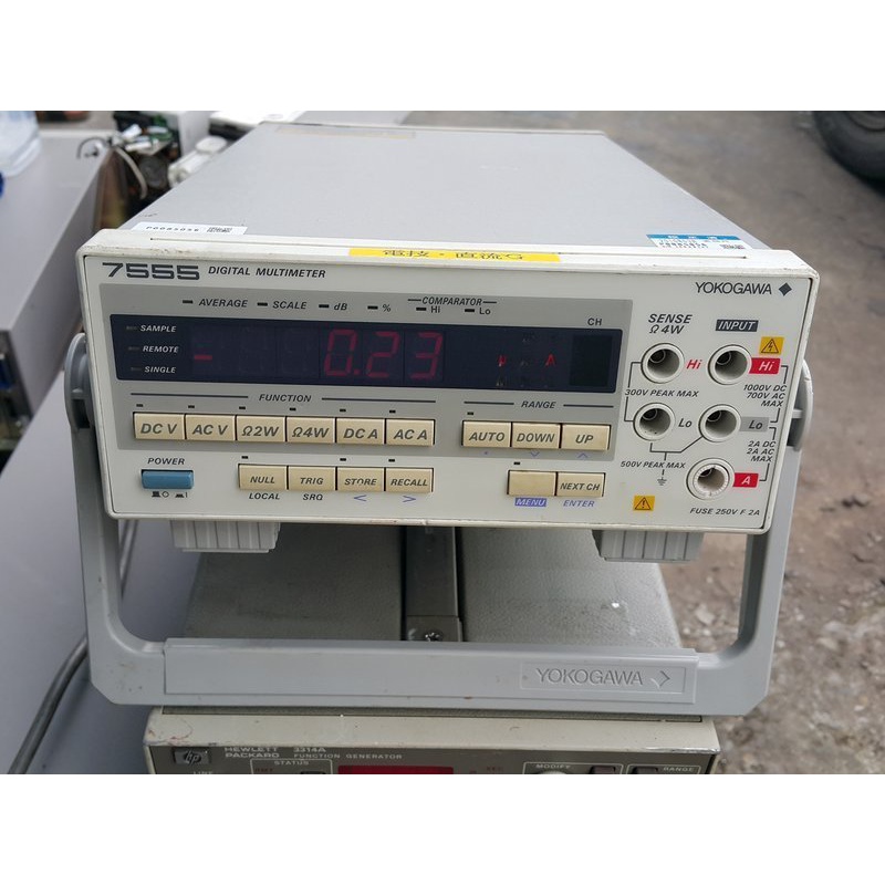 【電表】日本 橫河YOKOGAWA 7555數位電錶多功能電表【專業二手儀器/價格超優惠/熱忱服務/交貨快速】